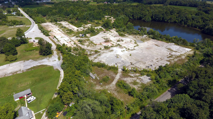 brickyard aerial view