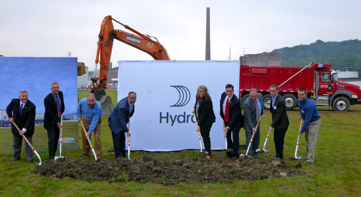 Hydro ground breaking