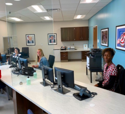 clinic reception area